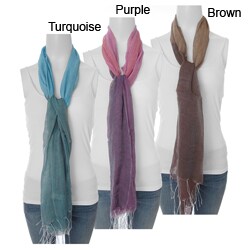 Adi Designs Lightweight Woven Gradient Scarf