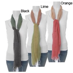Adi Designs Lightweight Woven Gradient Scarf