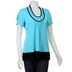 Cocomo Women's Short Sleeve U-neck Top