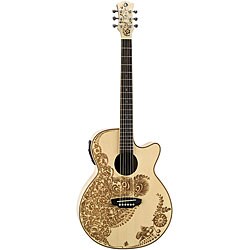 Luna Henna Oasis Spruce Acoustic/ Electric Guitar
