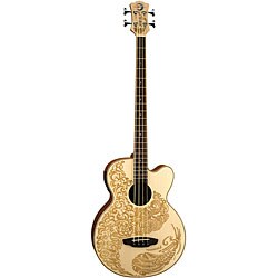 Luna Henna 'Paradise' Acoustic/ Electric Bass Guitar