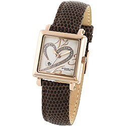 Stuhrling Original Women's Courtly Diamond Heart Swiss Quartz Watch