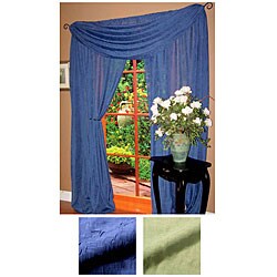Crushed Voile Window Scarf (52 in. x 288 in.)