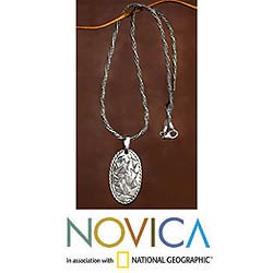 Sterling Silver 'Liberty' Men's Necklace (Indonesia)