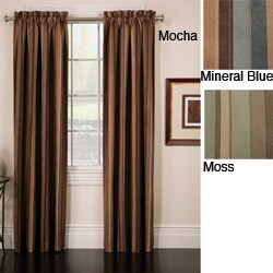 Hastings Stripe Rod Pocket 55-inch Curtain Panel Pair