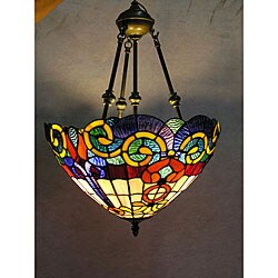 Tiffany-style Rome Hanging Lamp