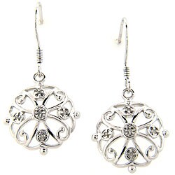 Sterling Silver 1/10ct TDW Diamond Earrings