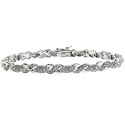 Sterling Silver 1/2ct TDW Diamond Bracelet (J-K, I3)