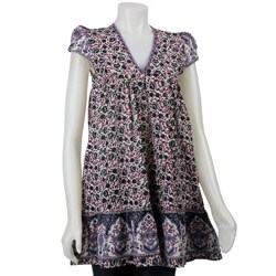 Tailor Vintage Women's Floral Navy Tunic