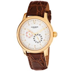 Akribos XXIV Men's Paros Automatic Multifunction Strap Watch