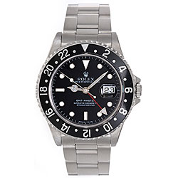 Pre-owned Rolex GMT Master II Men's Steel 16710 Watch