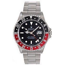 Pre-owned Rolex GMT Master ll Men's Steel 16710 Watch