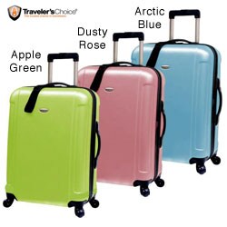 Traveler's Choice Freedom 25-inch Hard Shell Spinner Upright