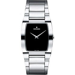 Movado Fiero Men's Tungsten Carbide Black Face Watch