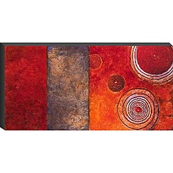 Lanie Loreth 'Red Spirals I' Canvas Art