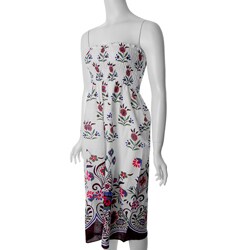 Cute Options Junior's Floral Smocked Tube Maxi Dress