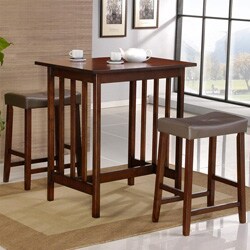 Nova Cherry 3-piece Counter-height Dining Set