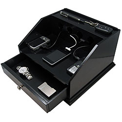 Deluxe Charging Black Station Valet