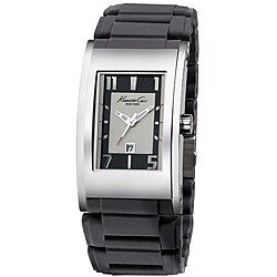 Kenneth Cole Men's Black Rubber Strap Watch