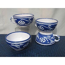 Set of 4 Garland Design Latte/ Soup Mugs (Tunisia)
