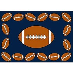 Football Fun Rug (3'3 x 4'10)
