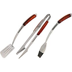 Cuisinart Premium Wood 3-piece Grill Tool Set with $20 Gift Card