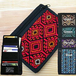 Nahuala Tri-fold Brocade Wallet (Guatemala)