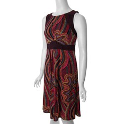Sangria Women's Sleeveless Multicolor Dress