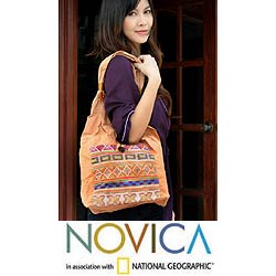 Cotton 'Infinite Happiness' Sling Bag (Thailand)