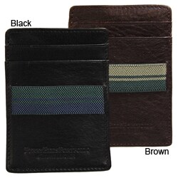 Perry Ellis Men's Leather Front Pocket Wallet