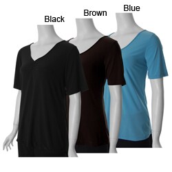 Adi Designs S Max Collection Women's Keyhole Back Knit Top