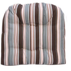 Cooper Stripe Outdoor UV-resistant U-shaped Chair Pad