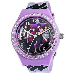 Disney's Camp Rock Girl's Rhinestone Purple Strap Watch