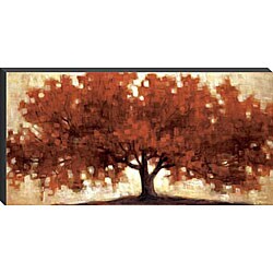 Connie Geerts 'Spreading Crimson' Canvas Art
