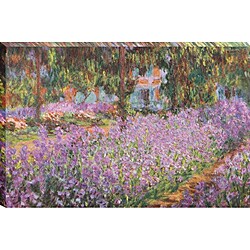 Claude Monet 'The Artist's Garden at Giverny' Canvas Art