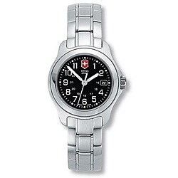 Swiss Army Women's Officer's Black Dial Watch