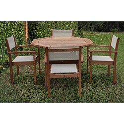 Torino Eucalyptus Wood Patio Dining Set