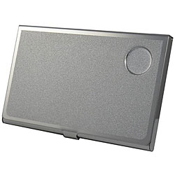 Stone Finish/ Polished Stainless Steel Business Card Case