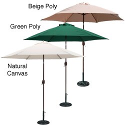 Bronze Aluminum 9-foot Market Umbrella w/Tilt