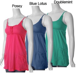 Energie Brand Junior's Smocked Babydoll Top