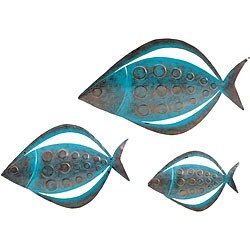Fish Wall Art (Pack of 3)