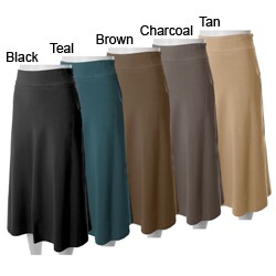Adi Designs Women's Flowing A-line Skirt