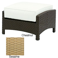 Kitty Hawk 'Carlton' Resin Wicker Ottoman