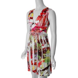 Voll Brand Junior's Stretch Knit Sublimation Dress