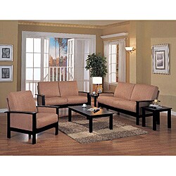 Microfiber 6-piece Microfiber Living Room Set