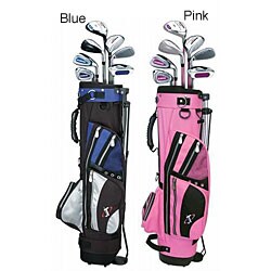 Tour Edge Jr Max 4x1 Pink Golf Club Set