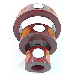 Mango Wood Carved Nesting Set (Thailand)