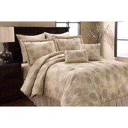 Mercury Beige 8-piece Comforter Set