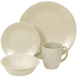 Corelle Livingware Sandstone 16-piece Dinnerware Set