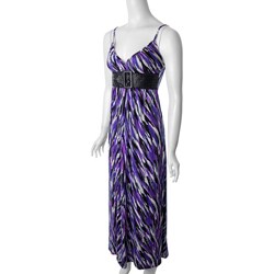 Cotture Brand Junior's Belted Maxi Dress